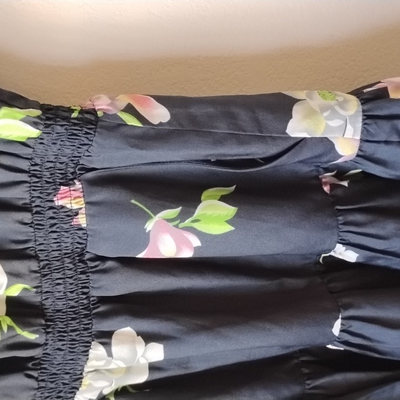 Lil Floral Black Dress - Picture 7 of 16